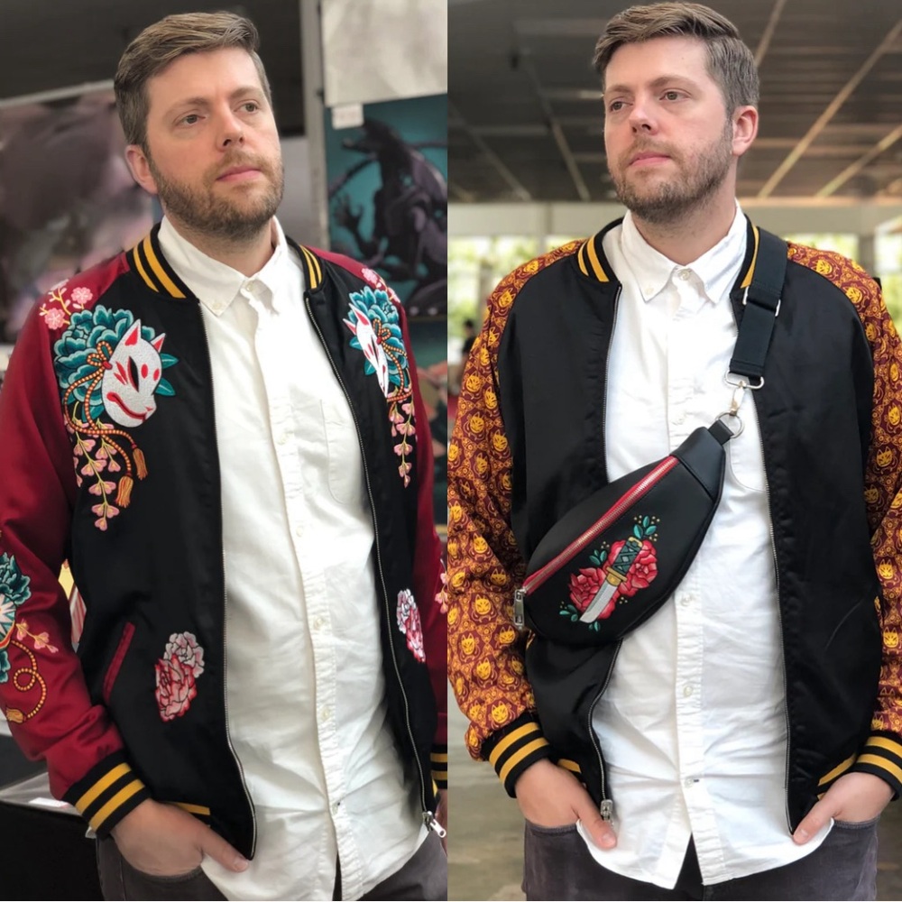 Yoshi Yoshitani Reversible Kistune Souvenir Jacket - Small 🦊